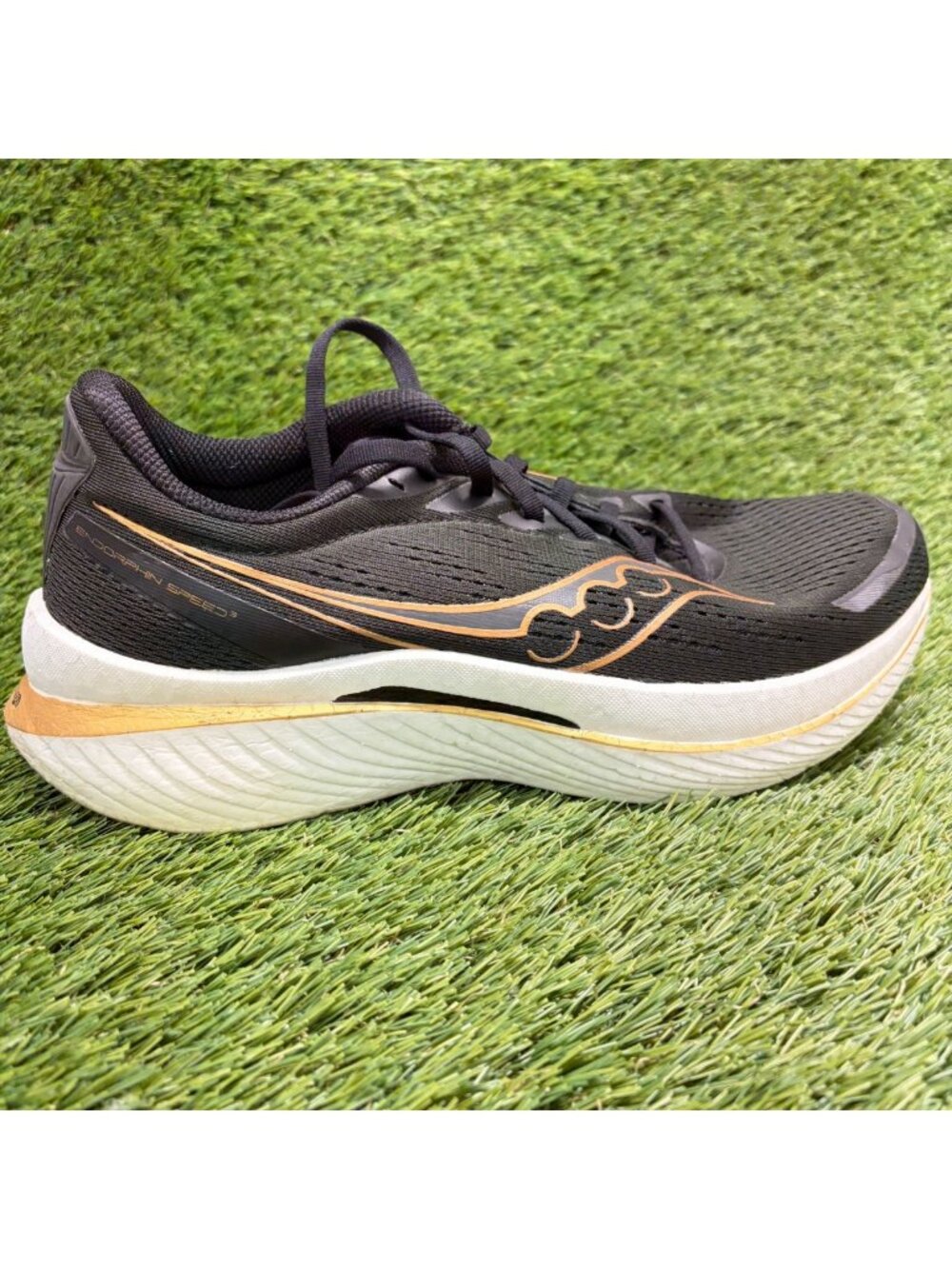 Saucony Endorphin Speed 3 Womens Size 10.5 Black Athletic Running Shoes Sneakers